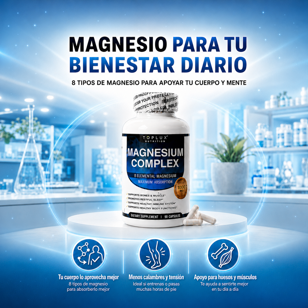 OFERTA EXCLUSIVA: MAGNESIUM COMPLEX™ TOPLUX