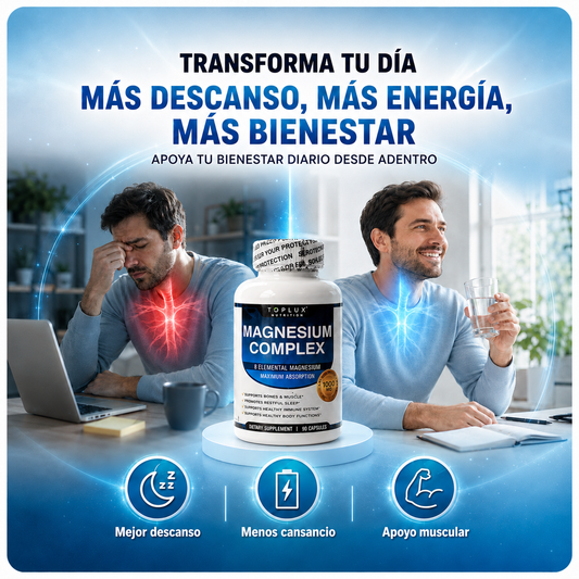 OFERTA EXCLUSIVA: MAGNESIUM COMPLEX™ TOPLUX